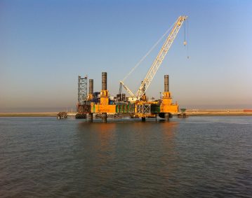 1000t modular jack up working in middle east