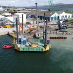 Combifloat modular jack up barge C5 for construction work