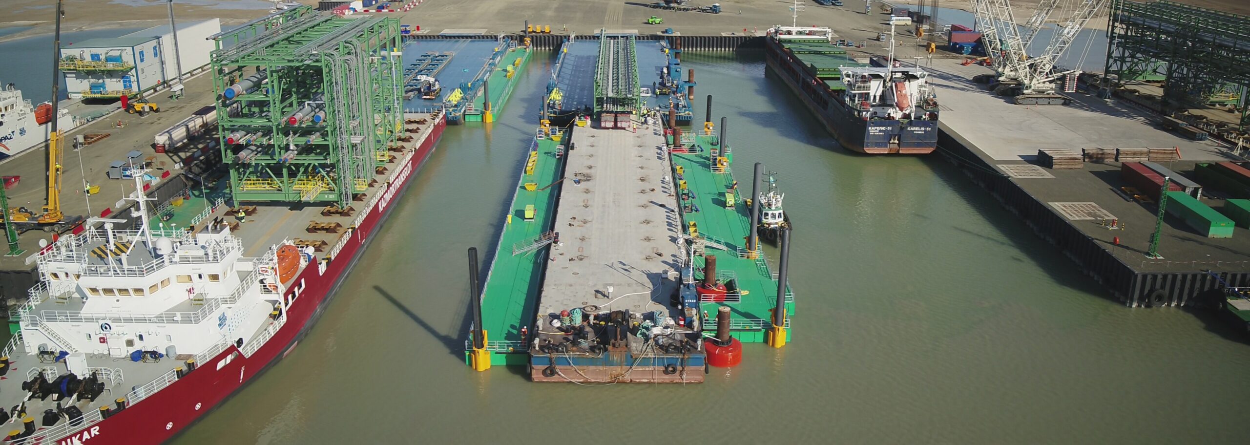 modular Jetty extentions in Caspian sea