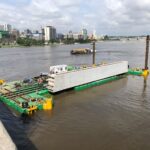 sectional or modular barge africa