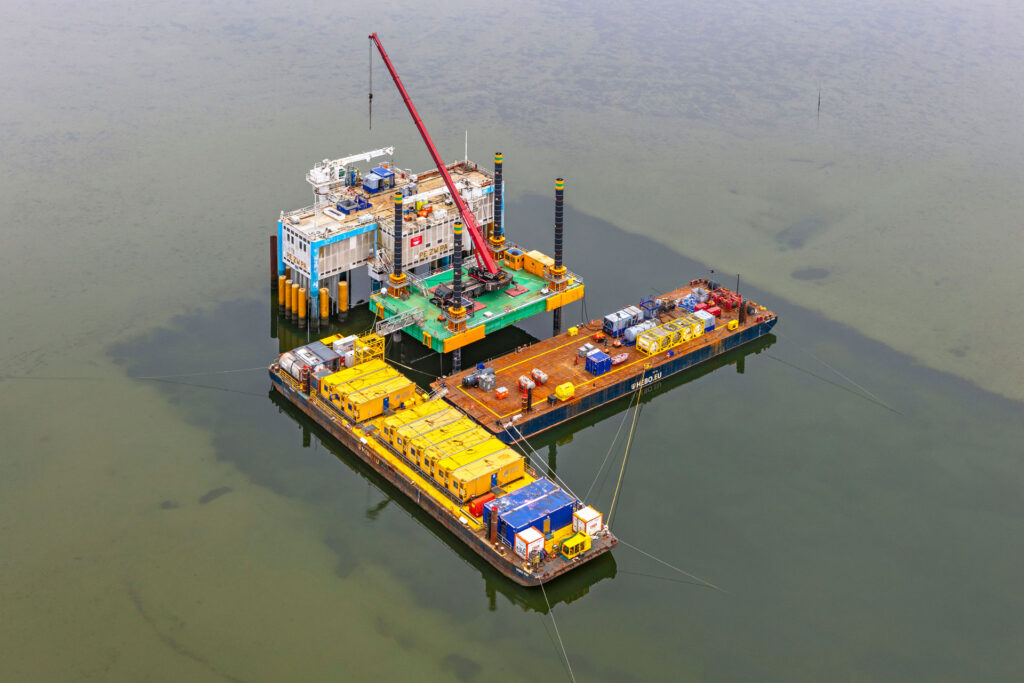modular jack up decommissioning oil and gas netherlands