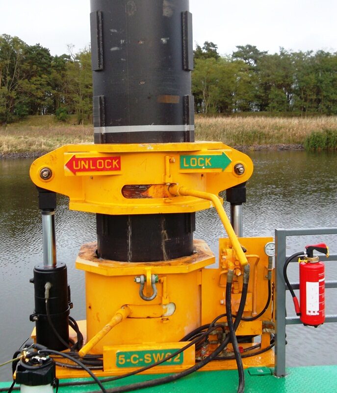 Hydraulic Jacking Spudwell with spud C-5