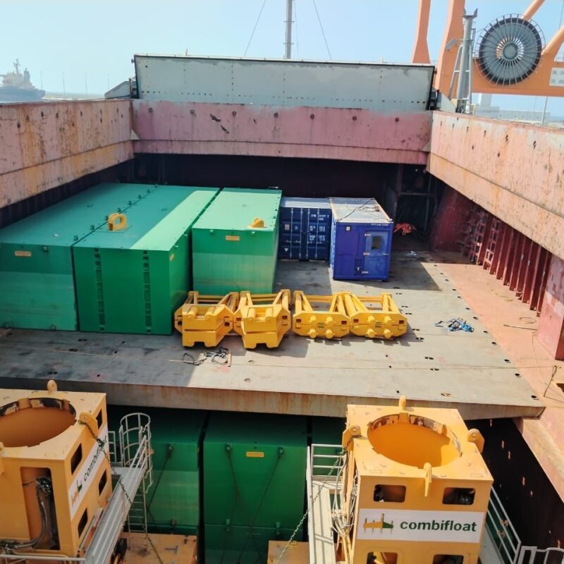 C9 jackup SEP in breakbulk ship