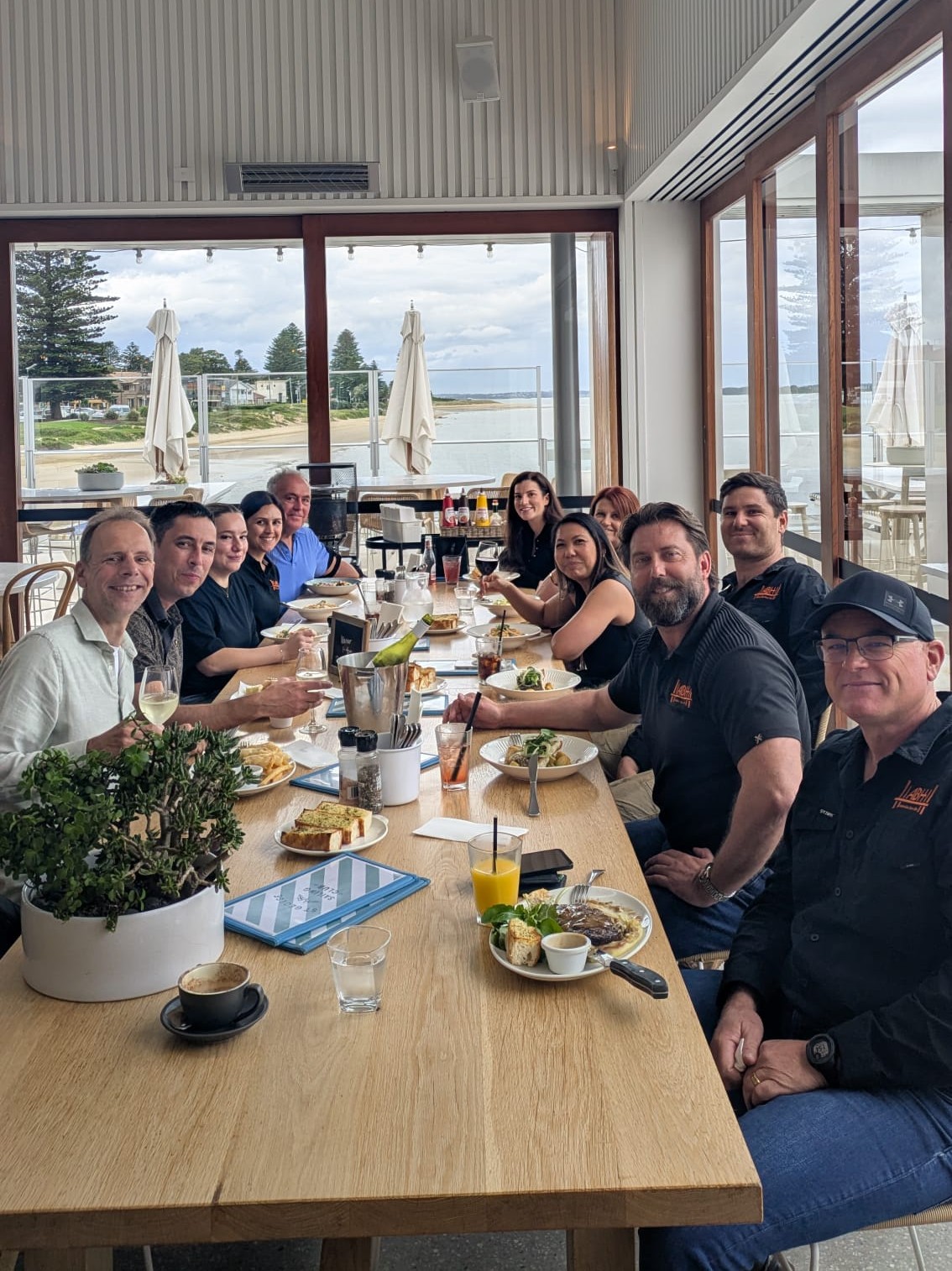 lunch with Australian Barge Hire